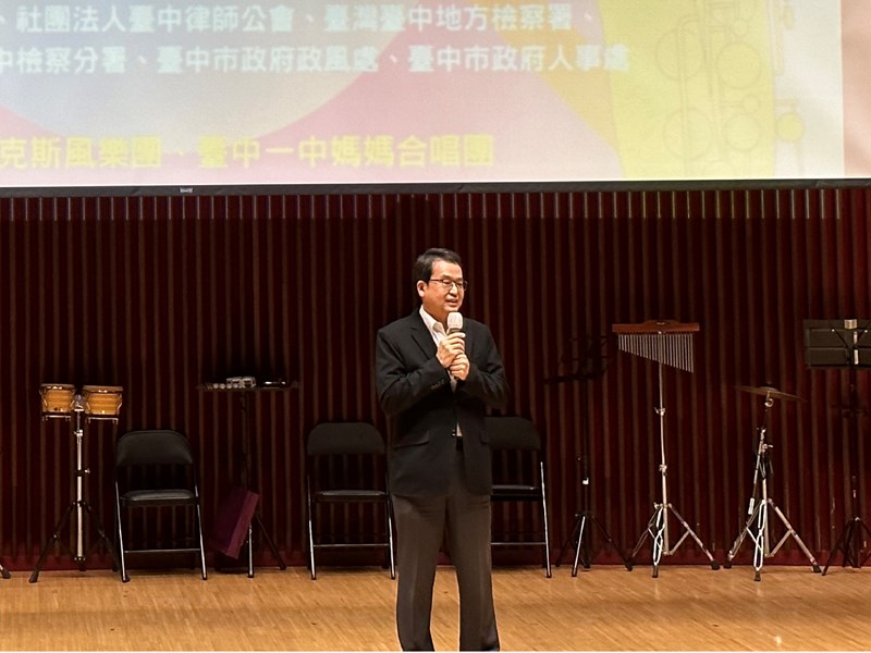 身兼中市選委會主委的黃崇典秘書長強調反賄選需要各界團結一致